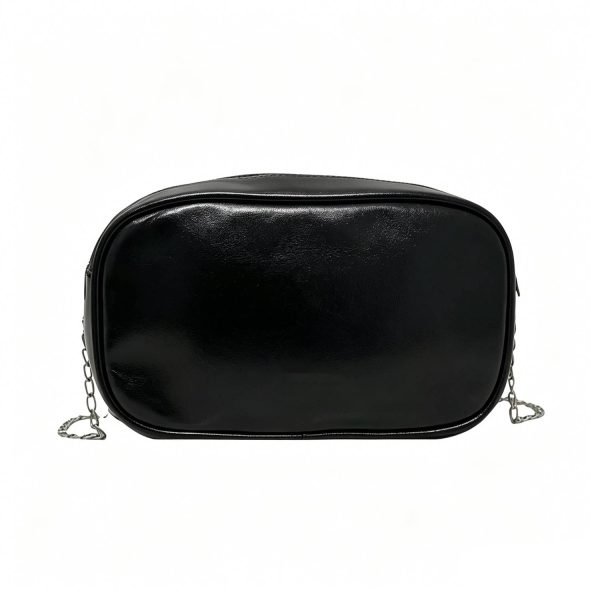black_1776663710446.jpeg PU Minimalist Chain Crossbody Bag for Women