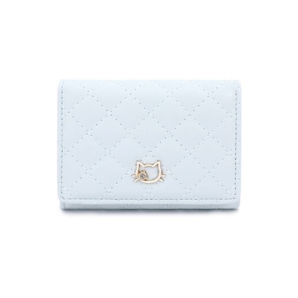 PU Leather Trifold Mini Wallet