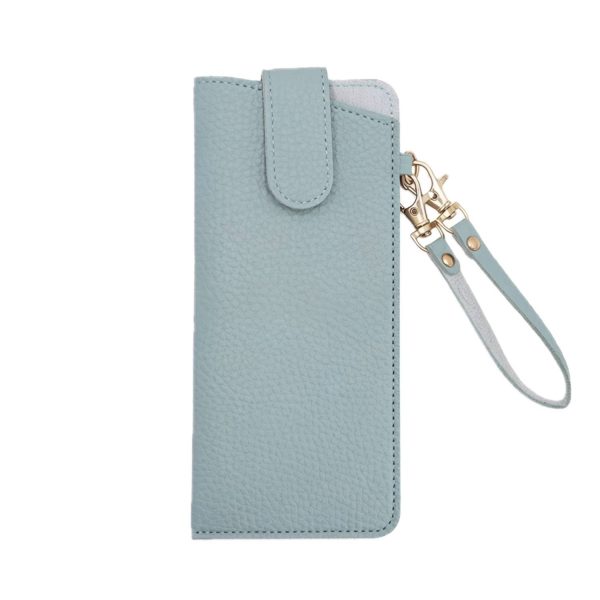 blue_1777022685087.jpeg PU Leather Sunglasses Case with Chain