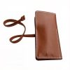 PU Leather Roll-Up Pen Case