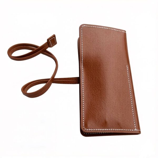 PU Leather Roll-Up Pen Case