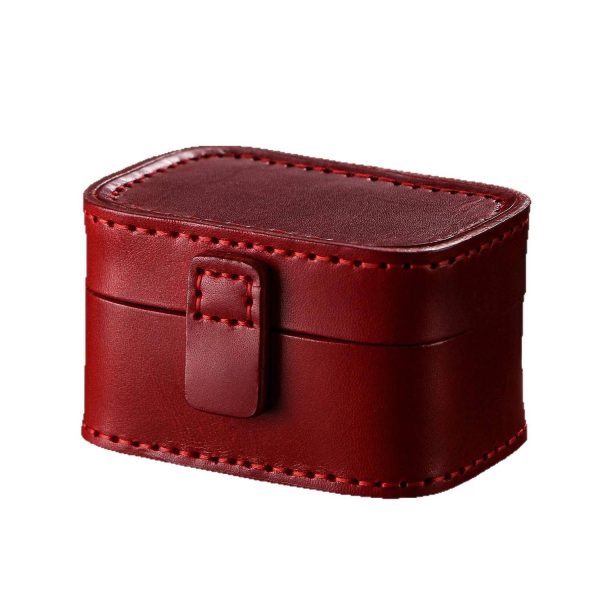 Vintage PU Leather Mini Jewelry Box