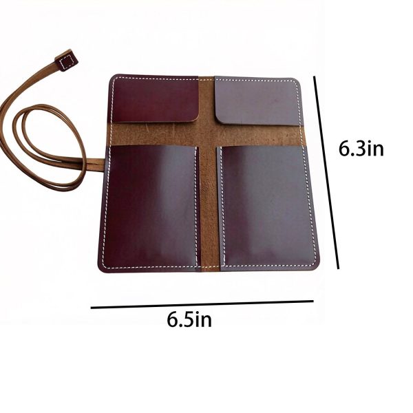 PU Leather Roll-Up Pen Case
