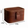 Vintage PU Leather Mini Jewelry Box