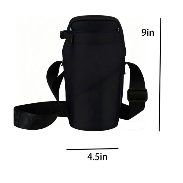 Neoprene Insulated Water Bottle Holder with Shoulder Strap