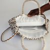 Retro Striped Round Straw Beach Bag​