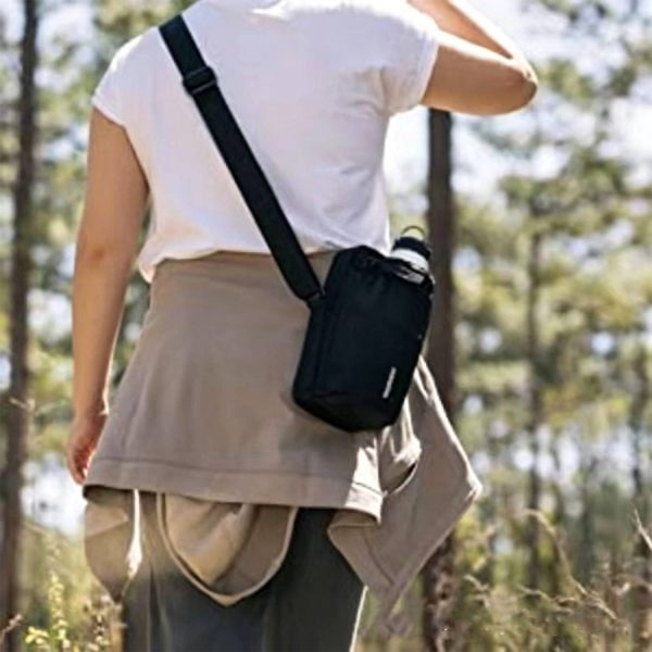 Neoprene Insulated Water Bottle Holder with Shoulder Strap