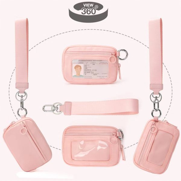 Mini Wristlet Keychain Wallet