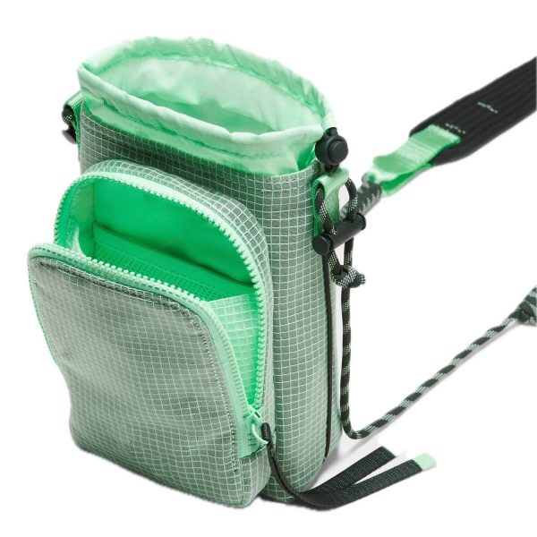 Woven Crossbody Water Bottle Bag