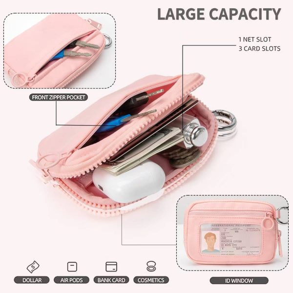 Mini Wristlet Keychain Wallet