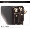 Classic Leather Long Dual-Zip Wallet