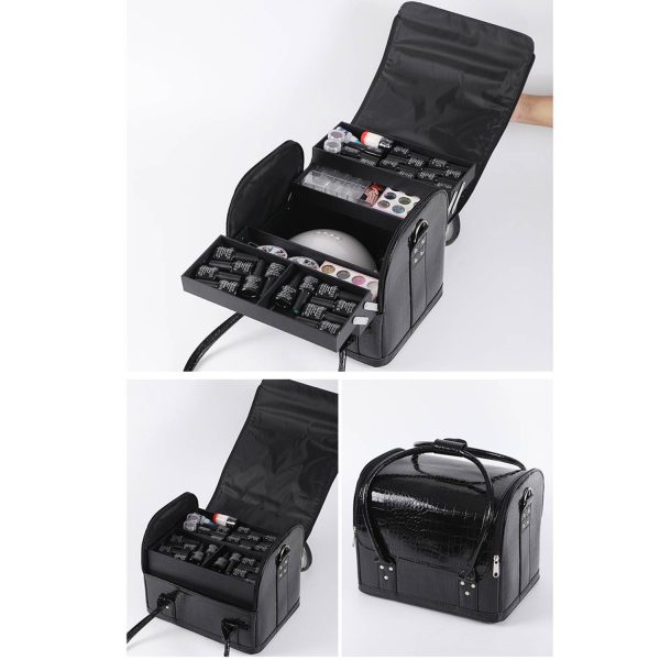 Waterproof Multi-compartment Cosmetic Case