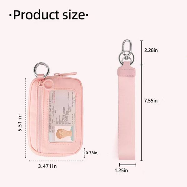 Mini Wristlet Keychain Wallet