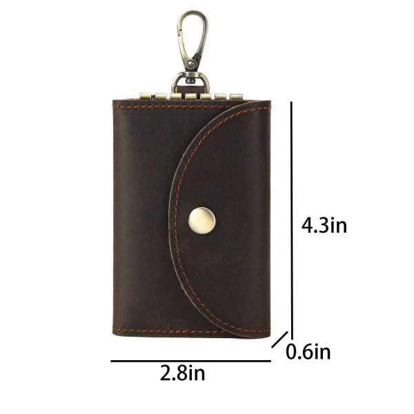 Genuine Leather Key Organizer Wallet