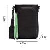 Woven Crossbody Water Bottle Bag