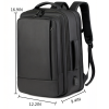 Waterproof Polyester Business Backpack w/ USB Port