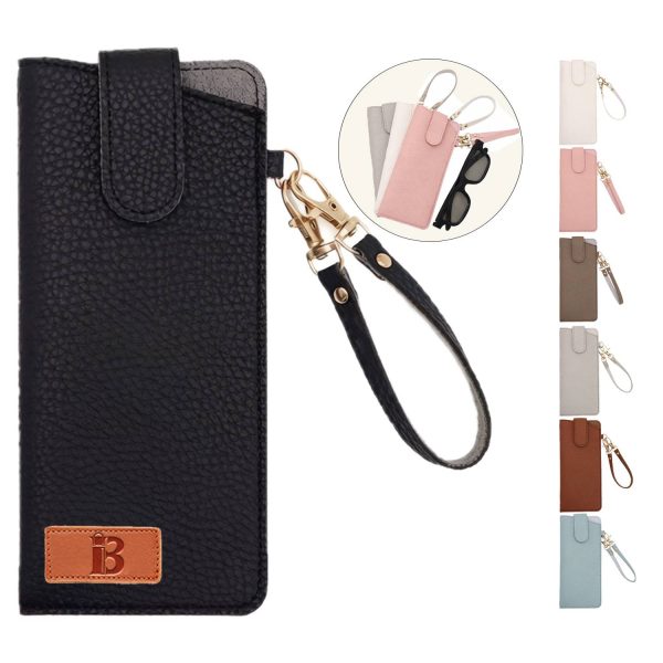 PU Leather Sunglasses Case with Chain