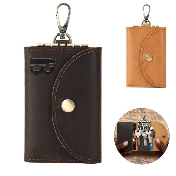 Genuine Leather Key Organizer Wallet