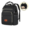 Large Capacity Travel Nylon Laptop Backpack