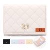 PU Leather Trifold Mini Wallet