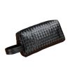 PU Leather Woven Travel Toiletry Bag