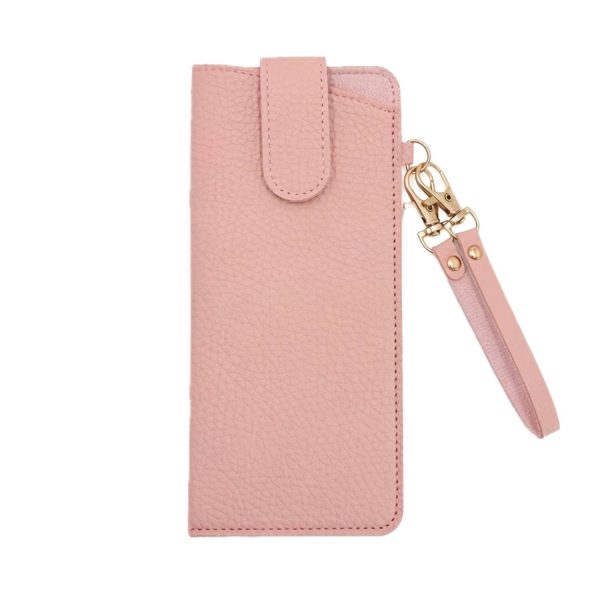 pink_1777022711906.jpeg PU Leather Sunglasses Case with Chain