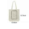 size_1775995243791.jpg Custom Eco Friendly Foldable Canvas Grocery Tote Bag