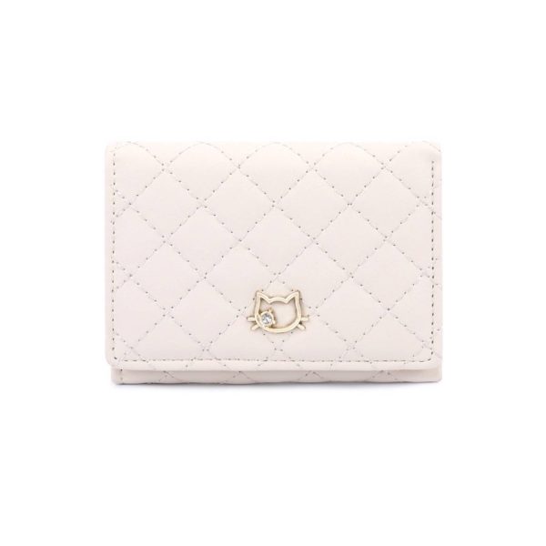 PU Leather Trifold Mini Wallet
