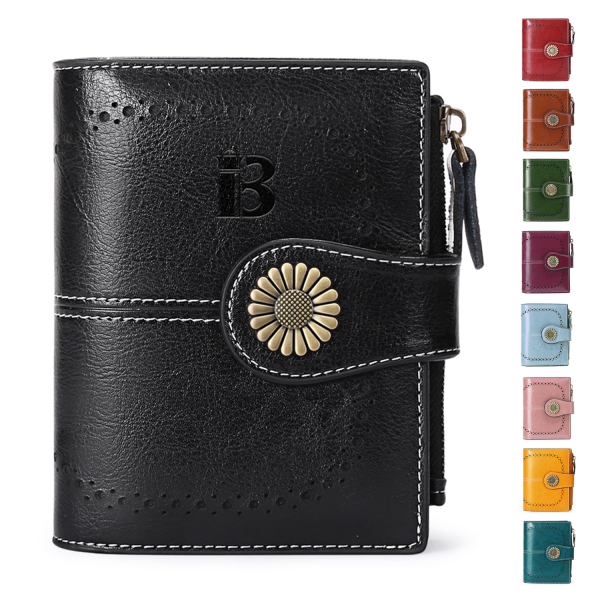 PU Leather Tri Fold Wallet