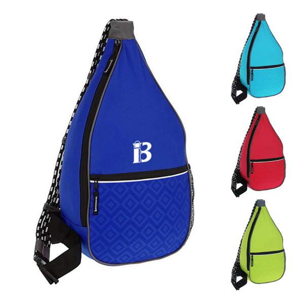 Polyester Vertical Zipper Travel Chest Bag