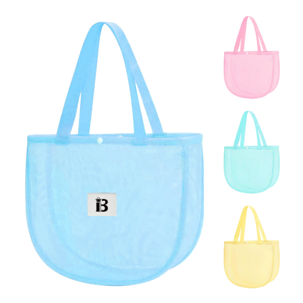 Children Nylon Mesh Beach Tote Bag