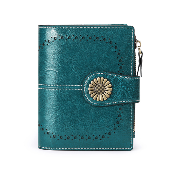 PU Leather Tri Fold Wallet