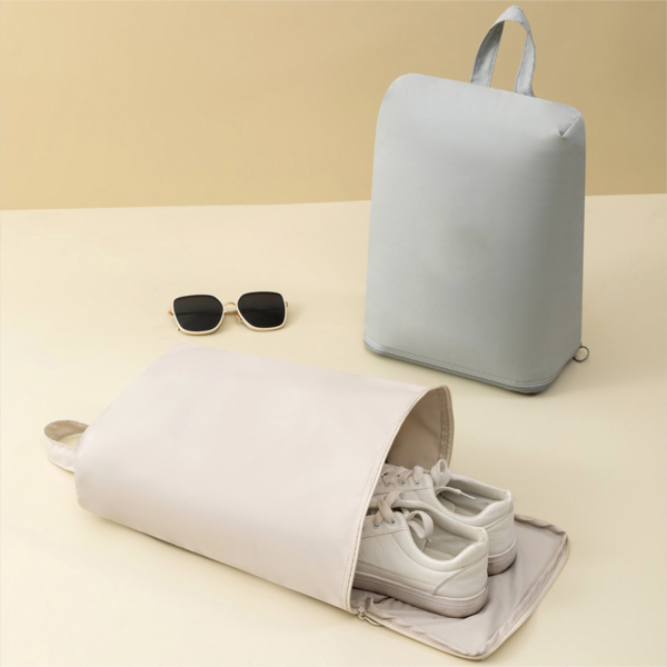 Bottom Zipper Opening Shoes Storage Bag W/ Handle