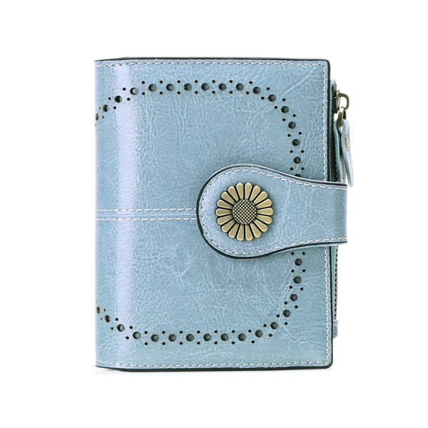 PU Leather Tri Fold Wallet