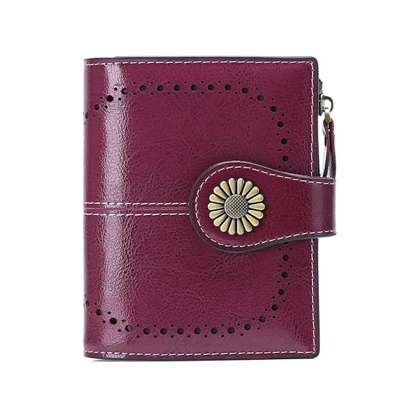 PU Leather Tri Fold Wallet