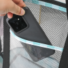 PVC Mesh Zipper Tote Beach Bag