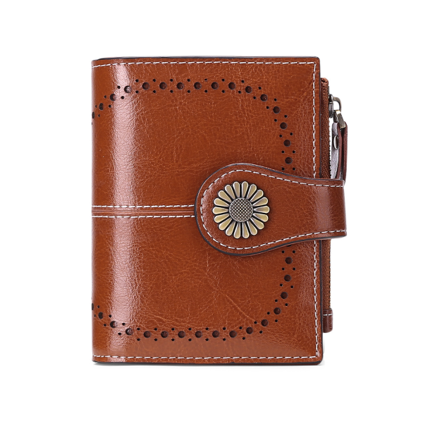 PU Leather Tri Fold Wallet