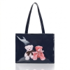 小熊大包蓝色_1775532242130.png Waterproof PVC Shopping Tote Bag