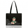 小熊大包黑色_1775532226925.png Waterproof PVC Shopping Tote Bag