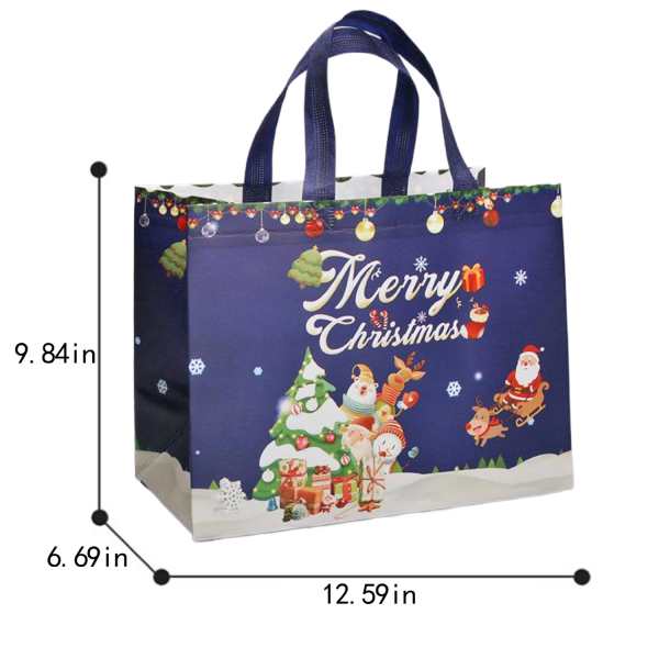 Christmas Non Woven Tote Gift Bag