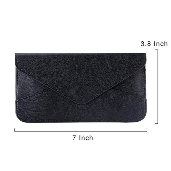 PU Leather ID Card Holder Envelope Wallet