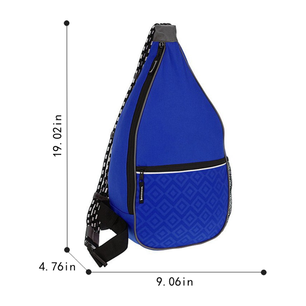 Polyester Vertical Zipper Travel Chest Bag
