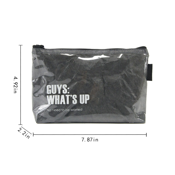 Waterproof Zipper Tyvek PVC Pouch