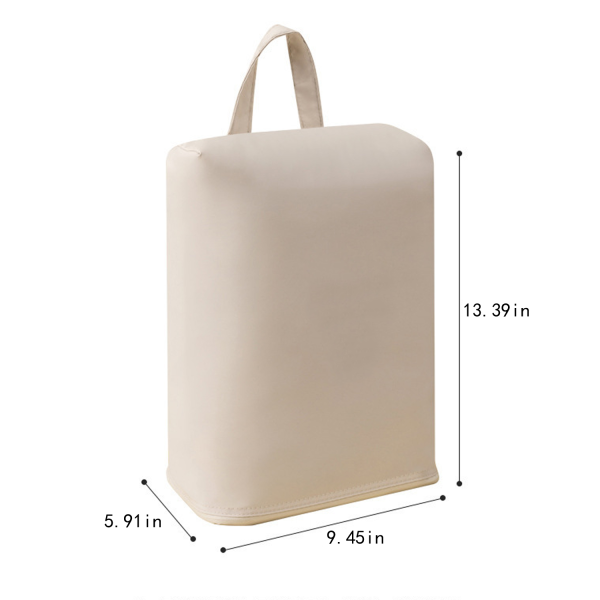Bottom Zipper Opening Shoes Storage Bag W/ Handle