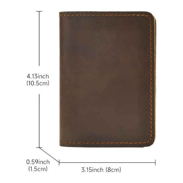 Genuine Leather Vintage Card Holder Wallet