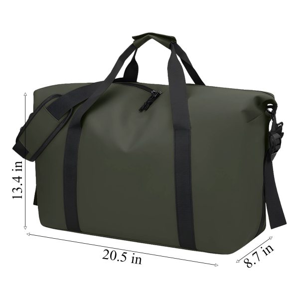 Polyester Waterproof Travel Duffle Bag w/ Trolley Sleeve