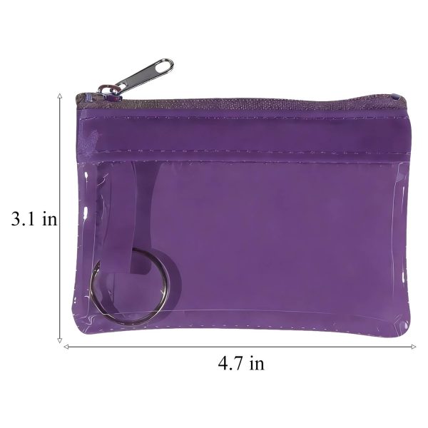 Custom PVC Coin Pouch w/ Keychain
