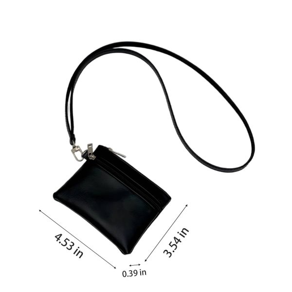 尺寸图_1777544309360.jpg Women's PU Coin Purse Wallet with Detachable Lanyard Strap