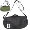 Canvas Checkered Crossbody Shoulder Bag