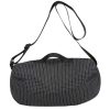 Canvas Checkered Crossbody Shoulder Bag